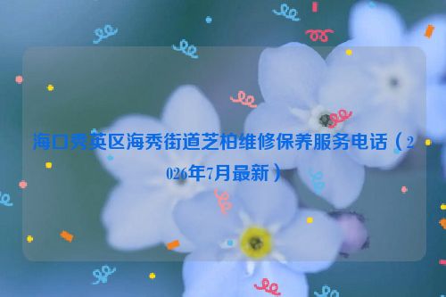 海口秀英区海秀街道芝柏维修保养服务电话（2026年7月最新）