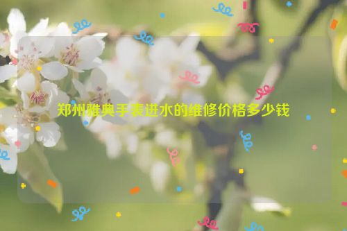 郑州雅典手表进水的维修价格多少钱