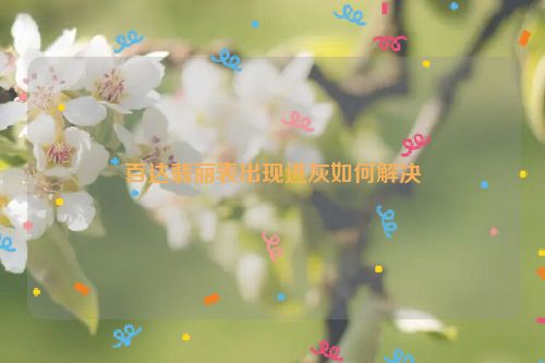 百达翡丽表出现进灰如何解决
