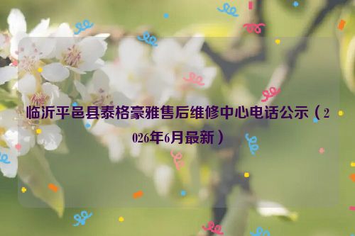 临沂平邑县泰格豪雅售后维修中心电话公示（2026年6月最新）
