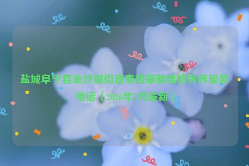 盐城阜宁县金沙湖街道泰格豪雅维修保养服务电话（2026年7月最新）
