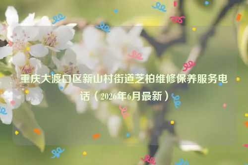重庆大渡口区新山村街道芝柏维修保养服务电话（2026年6月最新）