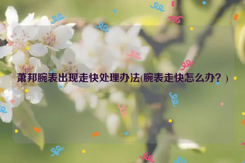 萧邦腕表出现走快处理办法(腕表走快怎么办？)