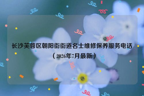 长沙芙蓉区朝阳街街道名士维修保养服务电话（2026年7月最新）