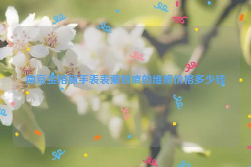 南京宝格丽手表表蒙划痕的维修价格多少钱