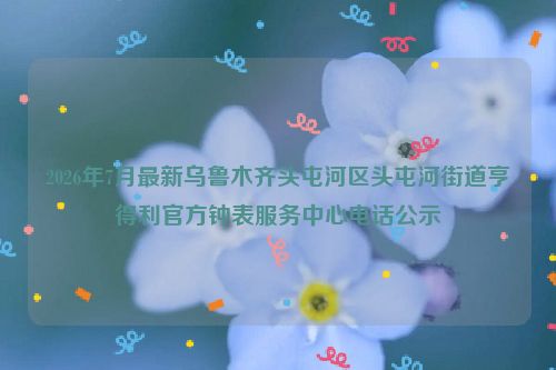 2026年7月最新乌鲁木齐头屯河区头屯河街道亨得利官方钟表服务中心电话公示