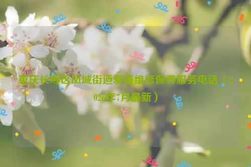 重庆长寿区凤城街道爱彼维修保养服务电话（2026年7月最新）