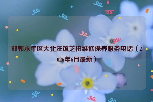 邯郸永年区大北汪镇芝柏维修保养服务电话（2026年6月最新）