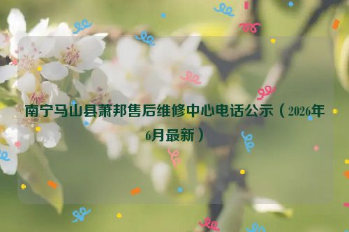 南宁马山县萧邦售后维修中心电话公示（2026年6月最新）