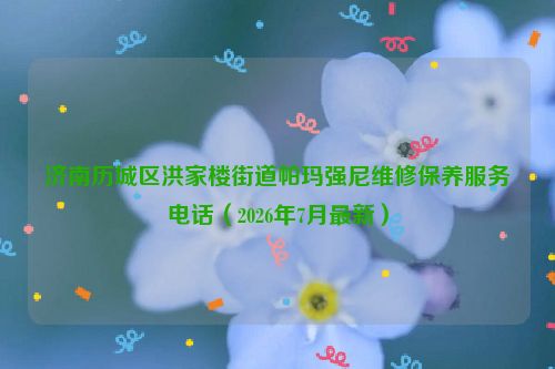济南历城区洪家楼街道帕玛强尼维修保养服务电话(2026年7月最新)