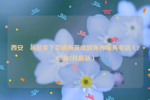 西安鄠邑区余下街道梅花维修保养服务电话（2026年7月最新）