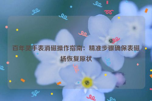 百年灵手表消磁操作指南：精准步骤确保表磁场恢复原状