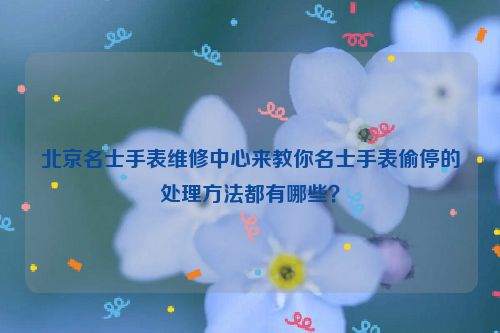 北京名士手表维修中心来教你名士手表偷停的处理方法都有哪些？