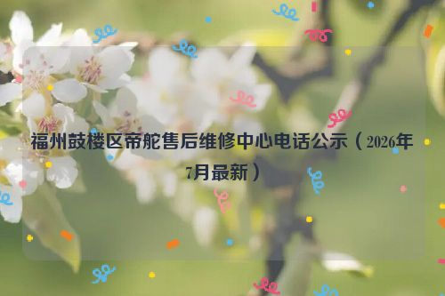 福州鼓楼区帝舵售后维修中心电话公示（2026年7月最新）