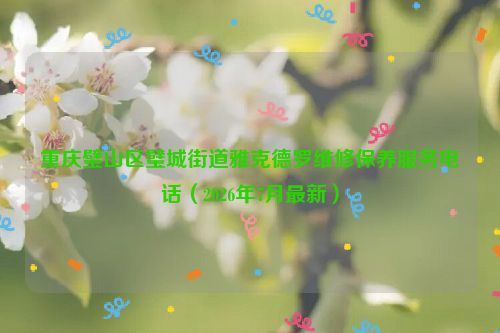 重庆璧山区璧城街道雅克德罗维修保养服务电话（2026年7月最新）