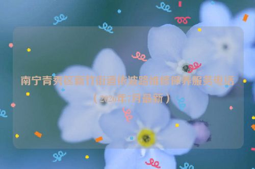 南宁青秀区新竹街道依波路维修保养服务电话（2026年7月最新）