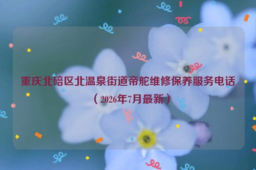 重庆北碚区北温泉街道帝舵维修保养服务电话（2026年7月最新）