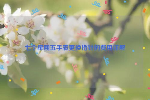 七个星期五手表更换指针的费用详解