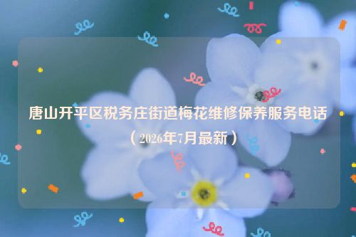 唐山开平区税务庄街道梅花维修保养服务电话（2026年7月最新）