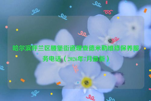 哈尔滨呼兰区腰堡街道理查德米勒维修保养服务电话（2026年7月最新）