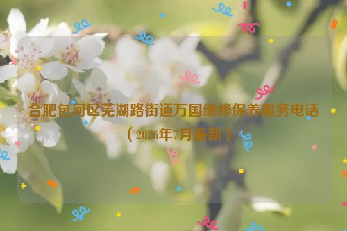 合肥包河区芜湖路街道万国维修保养服务电话（2026年7月最新）
