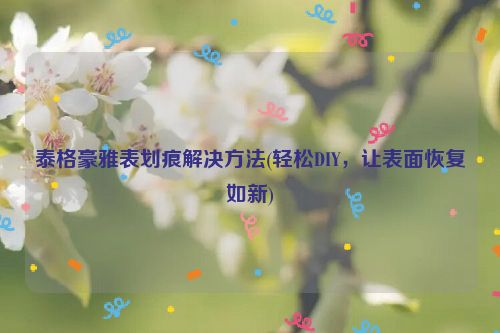 泰格豪雅表划痕解决方法(轻松DIY，让表面恢复如新)