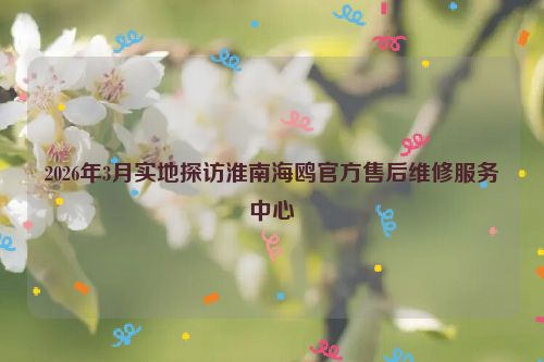 2026年3月实地探访淮南海鸥官方售后维修服务中心
