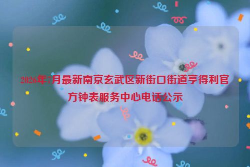 2026年7月最新南京玄武区新街口街道亨得利官方钟表服务中心电话公示