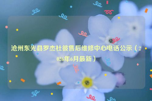 沧州东光县罗杰杜彼售后维修中心电话公示（2026年6月最新）