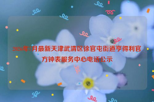 2026年7月最新天津武清区徐官屯街道亨得利官方钟表服务中心电话公示