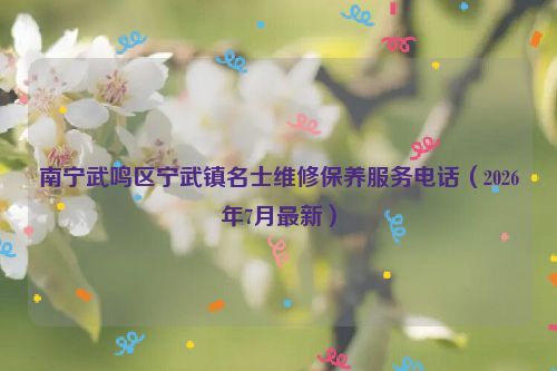 南宁武鸣区宁武镇名士维修保养服务电话（2026年7月最新）